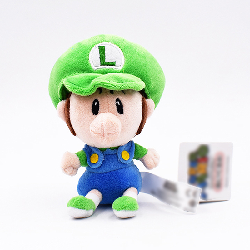 Peluche Bebé Luigi Nintendo Super Mario Bros 20 Cm