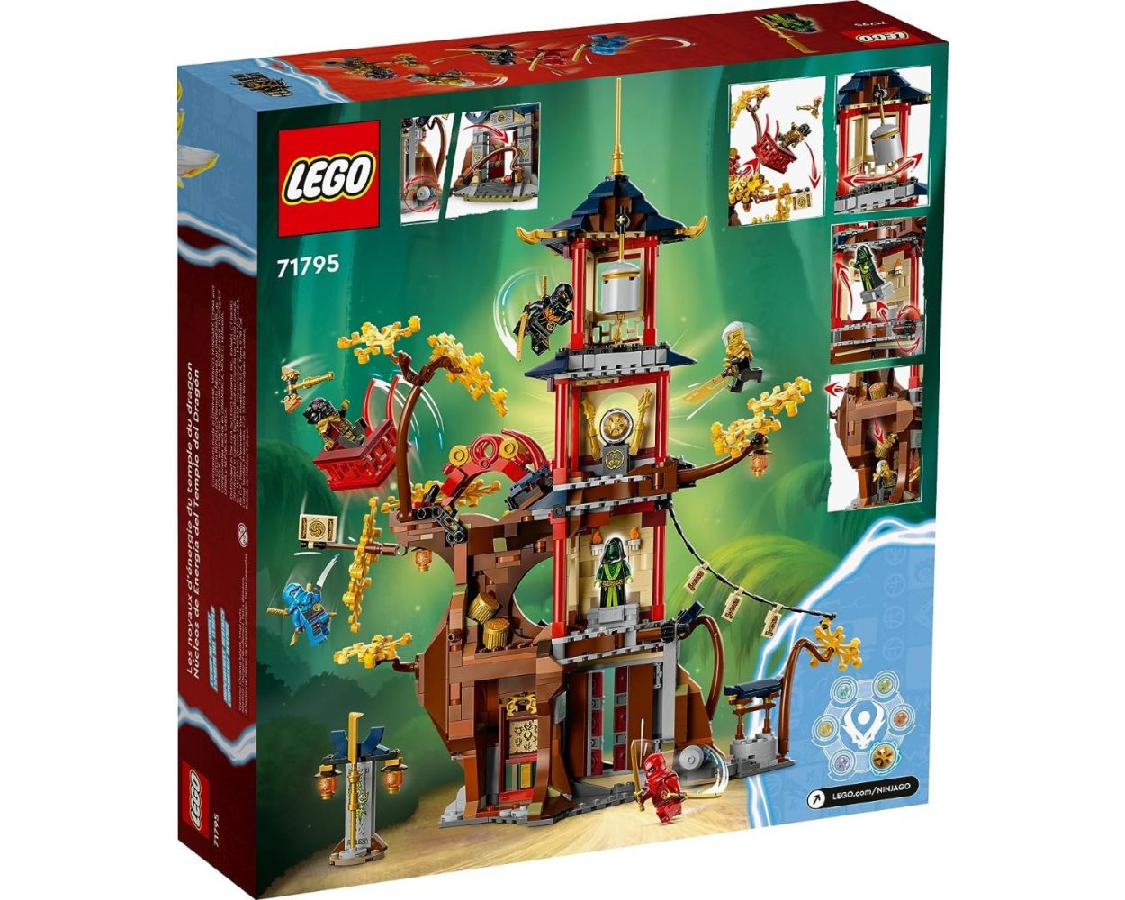 Lego Ninjago Núcleos de Energía del Templo del Dragón 71795