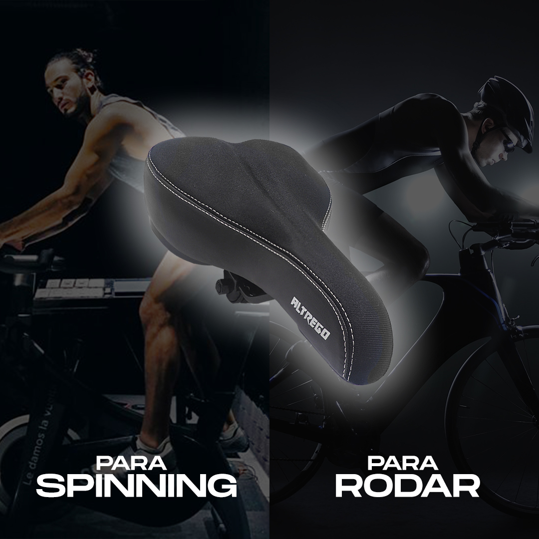 Asiento Bicicleta De Gel Sport Racer Mtb Con Elastómeros