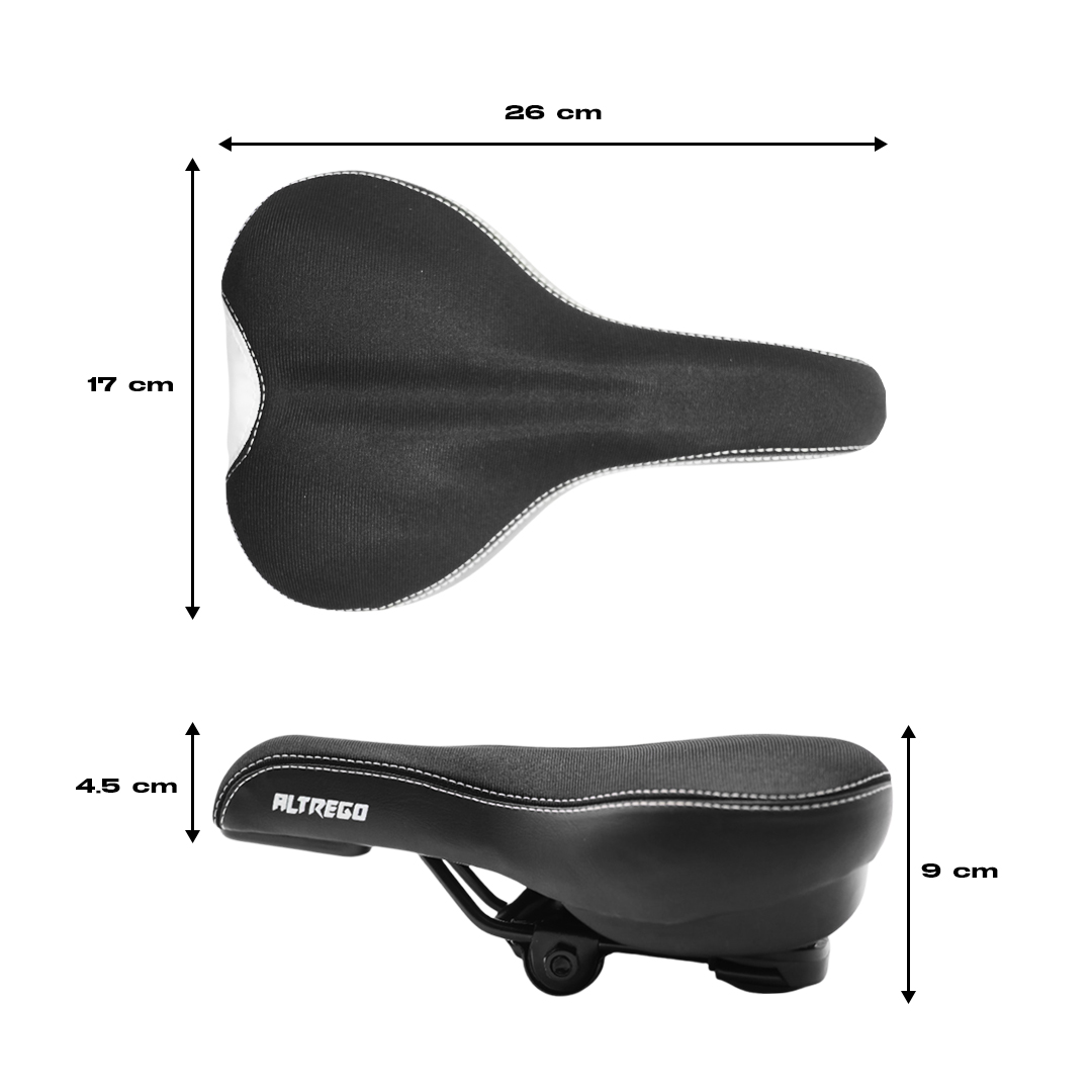 Asiento Bicicleta De Gel Sport Racer Mtb Con Elastómeros