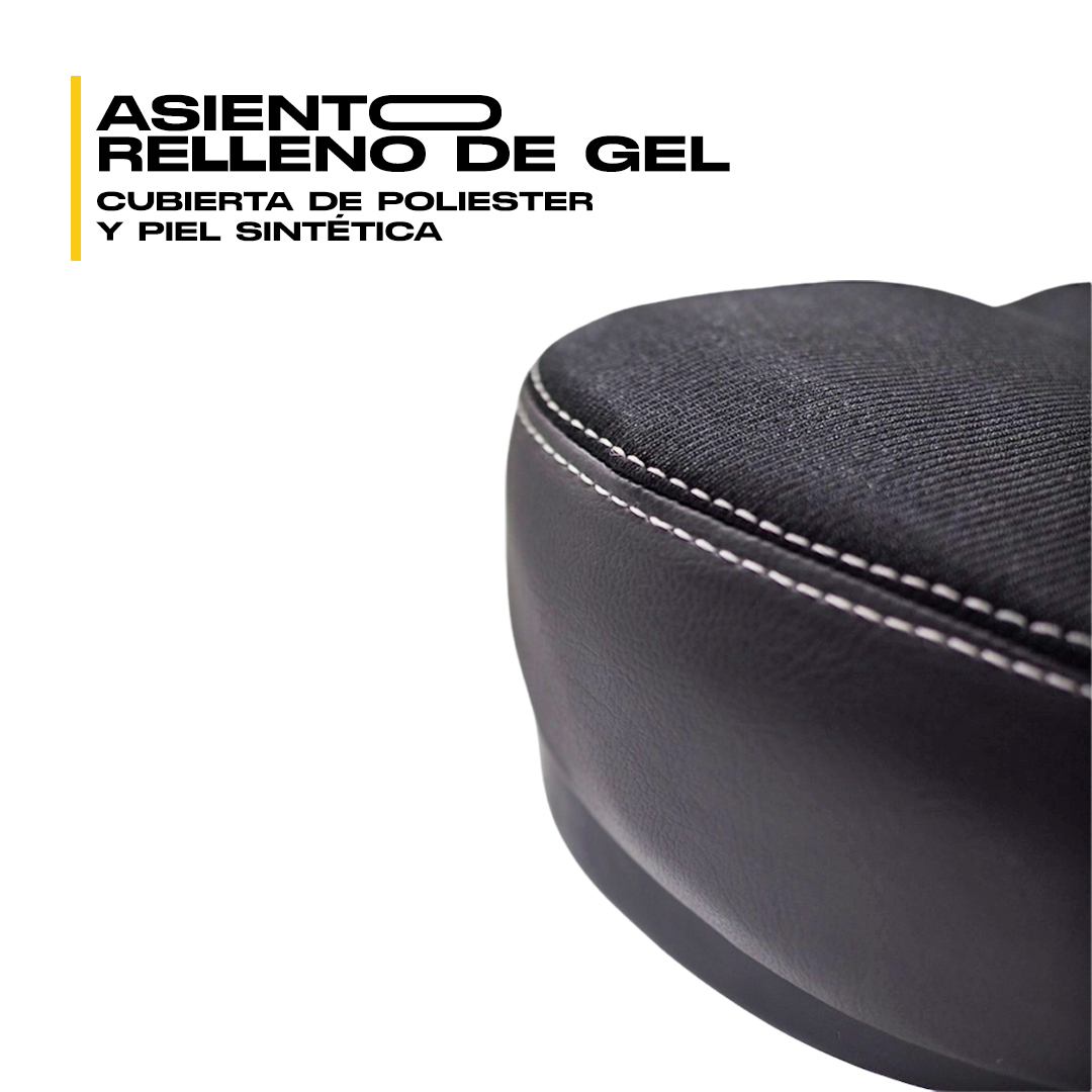 Asiento Bicicleta De Gel Sport Racer Mtb Con Elastómeros
