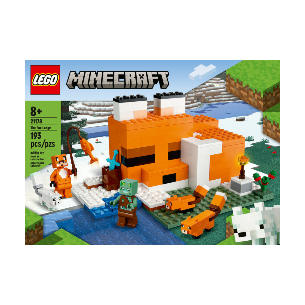 Lego Minecraft El Refugio Zorro 193pzs