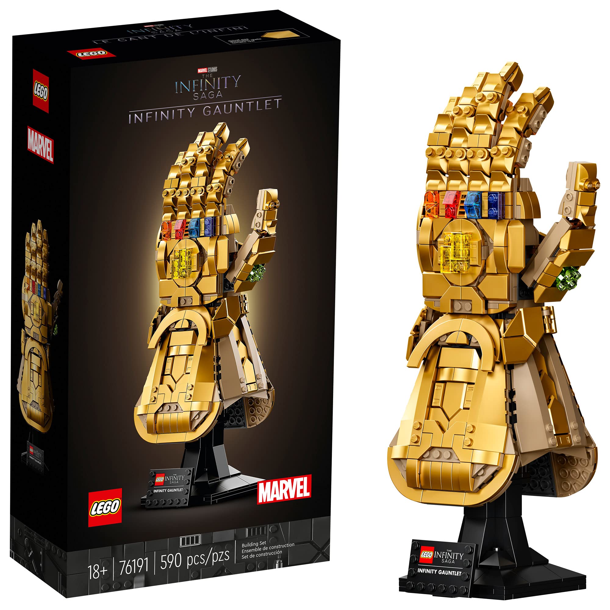 Lego The Infinity Saga Guante Gemas del Infinito 590pzs