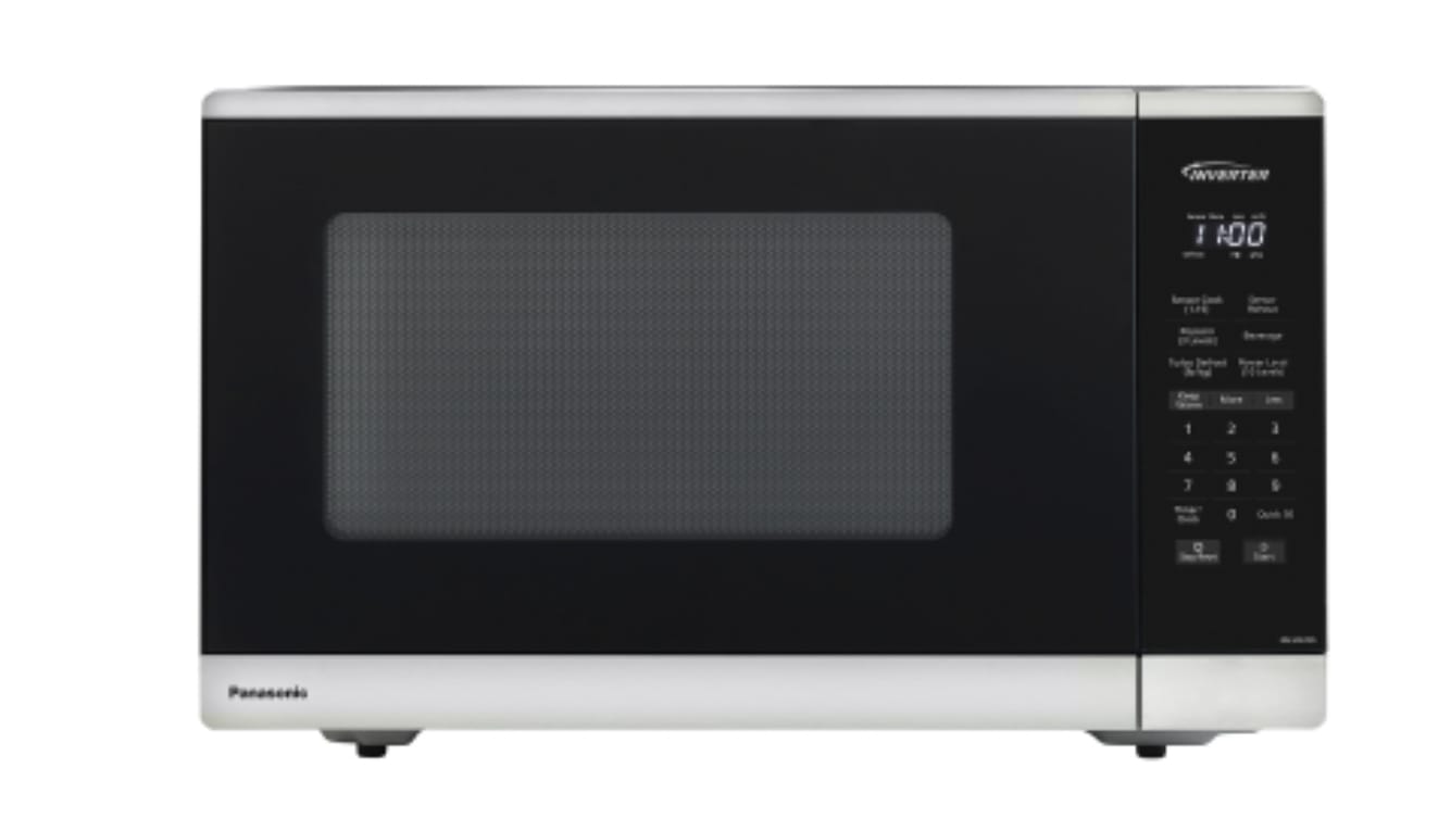 Panasonic Microondas con inverter 1.3 pies cuadrados 1200 watt NN-SC67NS