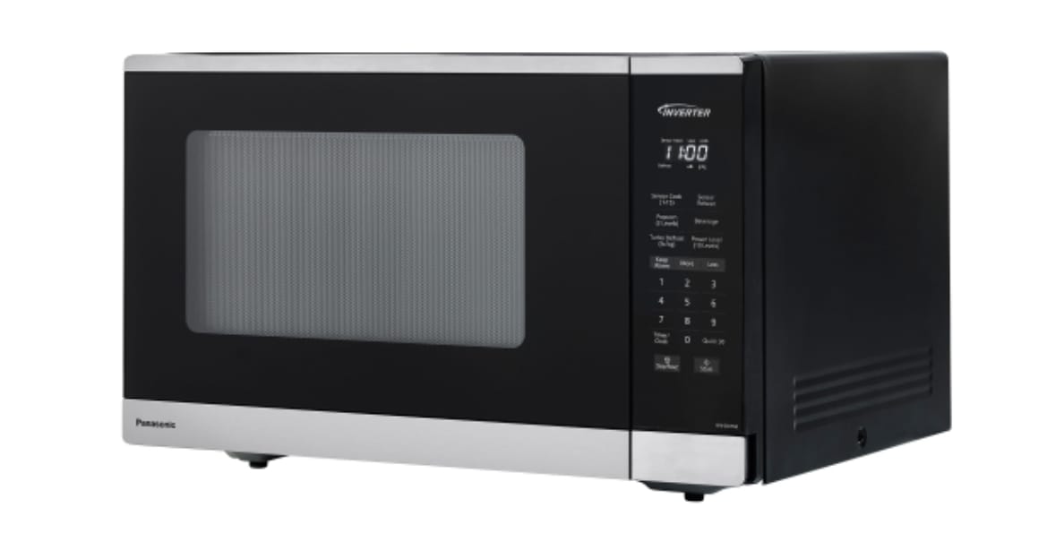 Panasonic Microondas con inverter 1.3 pies cuadrados 1200 watt NN-SC67NS