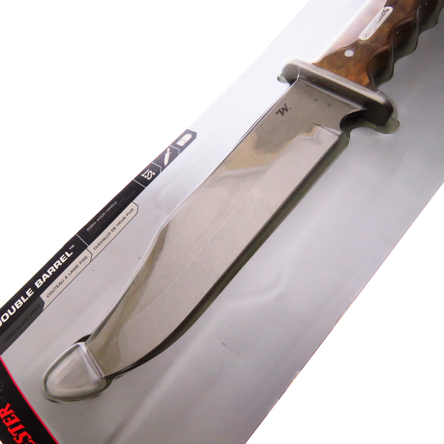 G3435 Winchester Cuchillo Double Barrel Large Bowie C/fnda