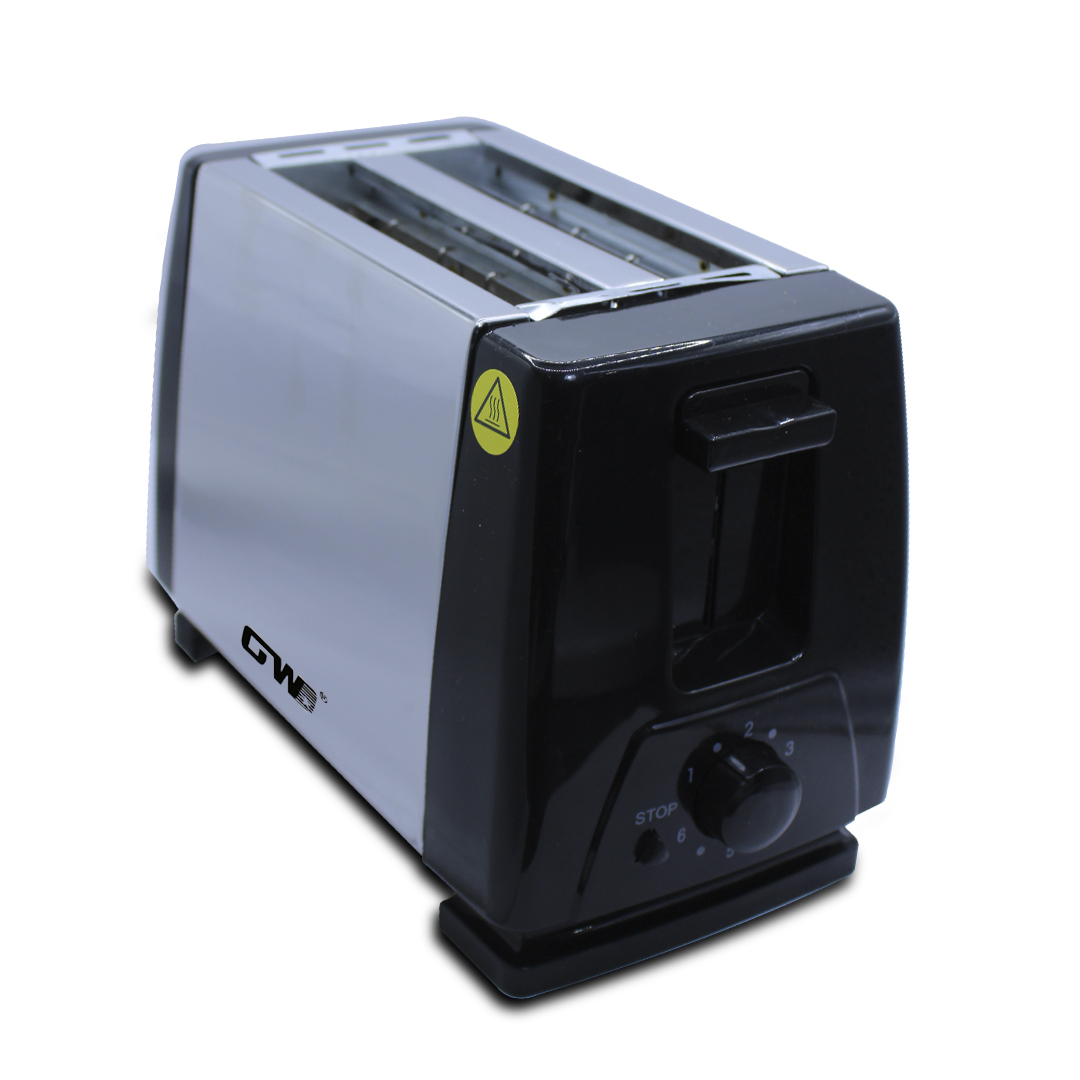 Tostadora Doble ranura De Acero Inoxidable Para El Hogar