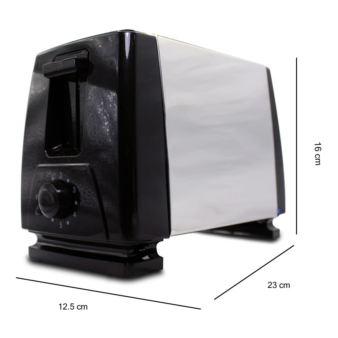 Tostadora Doble ranura De Acero Inoxidable Para El Hogar
