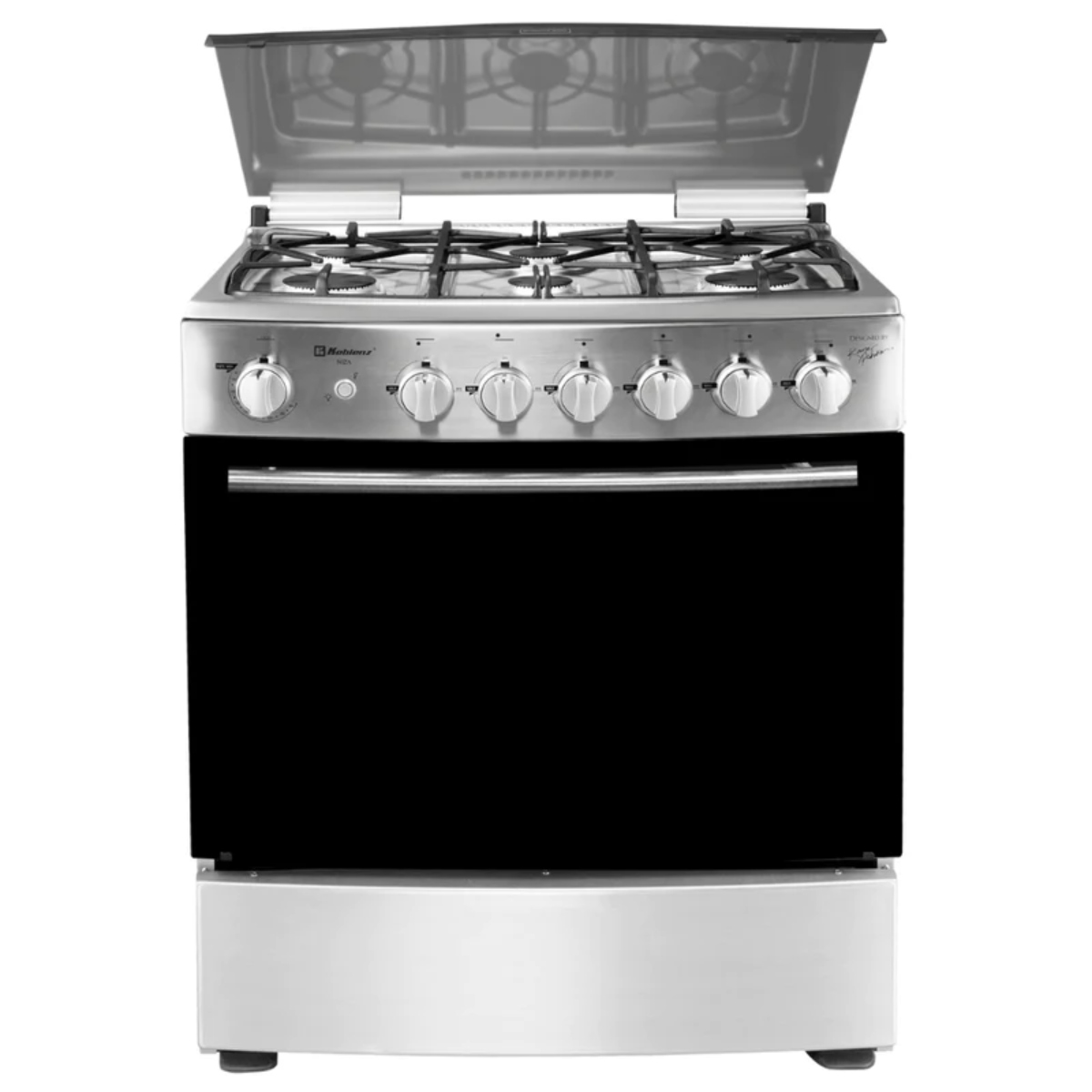 ESTUFA KOBLENZ EK 501F NIZA 6 QUEMADORES ACERO INOX ORTY