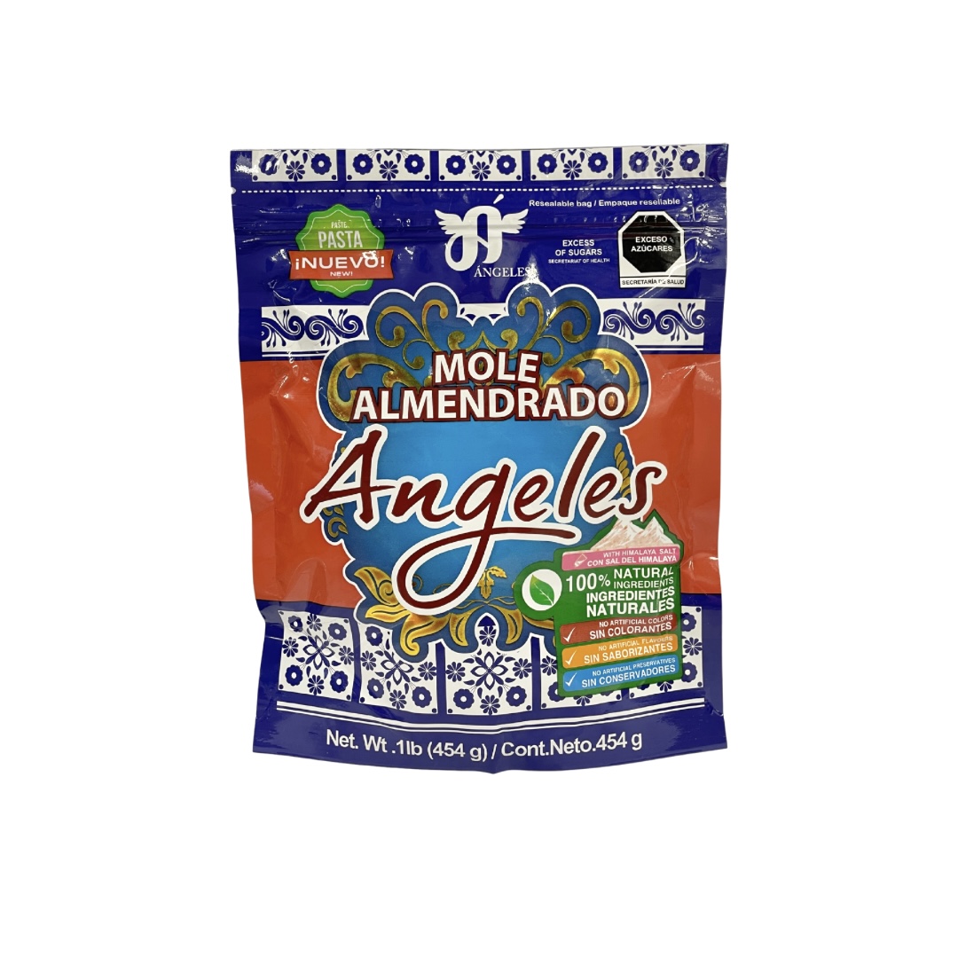 Mole pasta Ángeles Poblano Almendrado 