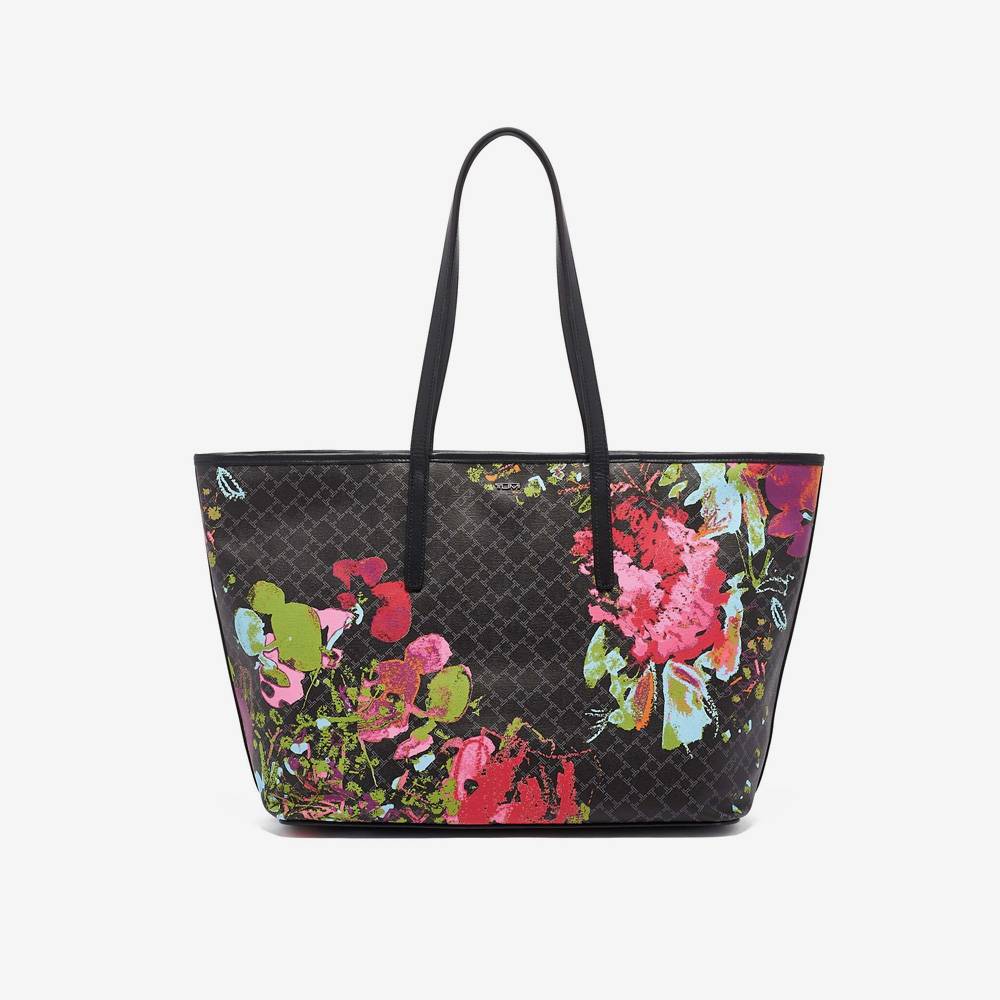 Bolsa Tumi Tote Everyday Negra De Flores