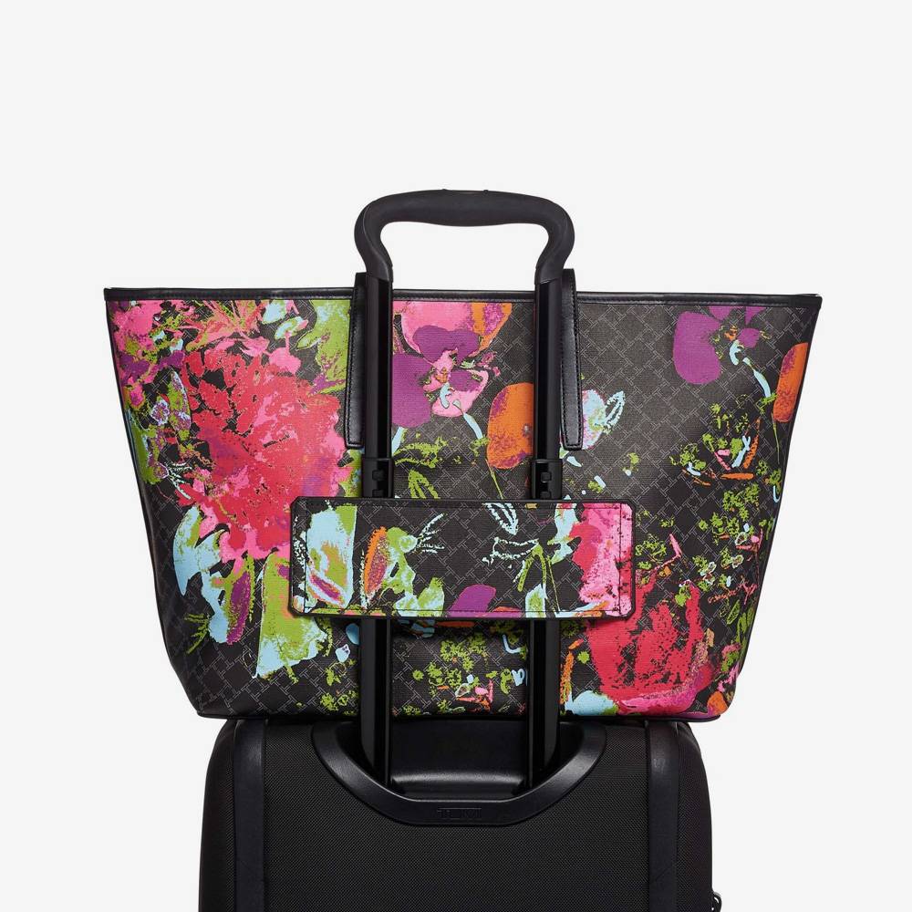 Bolsa Tumi Tote Everyday Negra De Flores