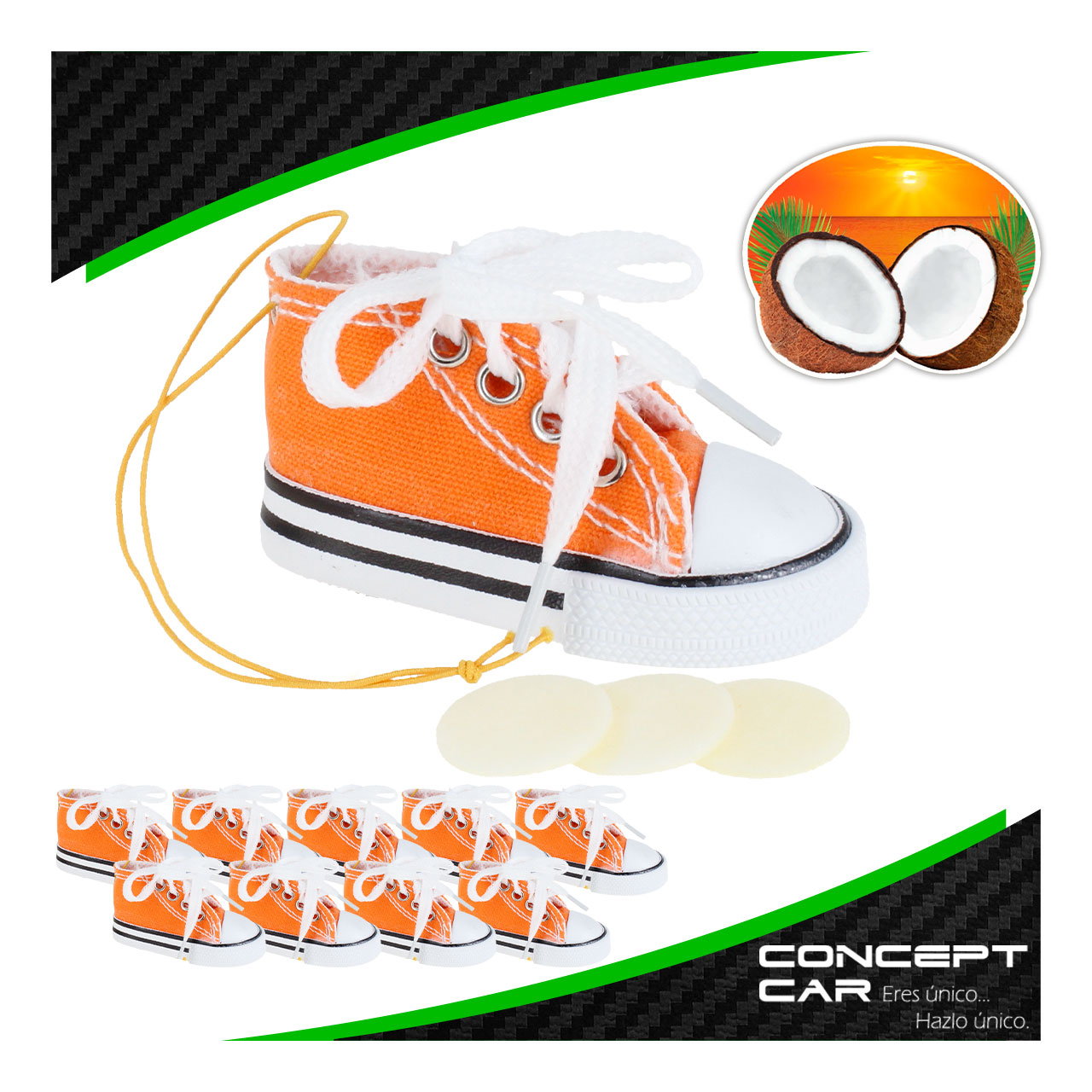 10 Aromatizante Para Auto Hogar Oficina Forma Tenis Aromas