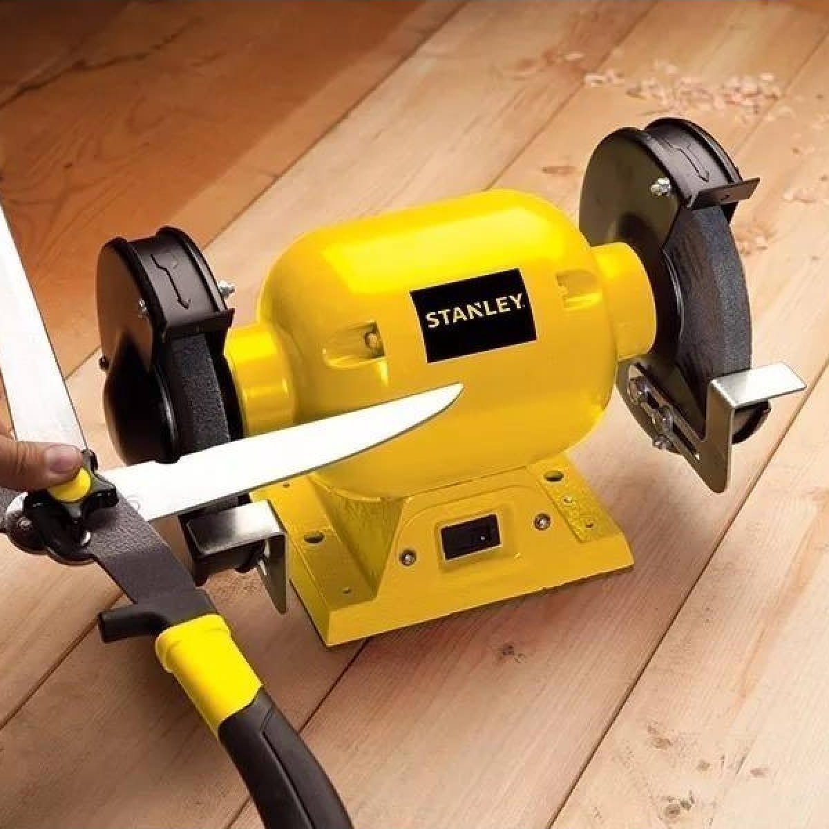 Esmeril Banco 06 1/2 Hp 3450Rpm Stanley Stgb3715