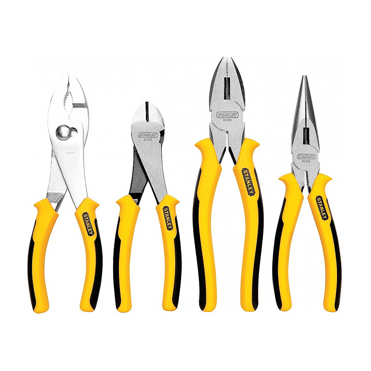 Juego Pinzas Electricista 4 Pzas Stanley 84-058