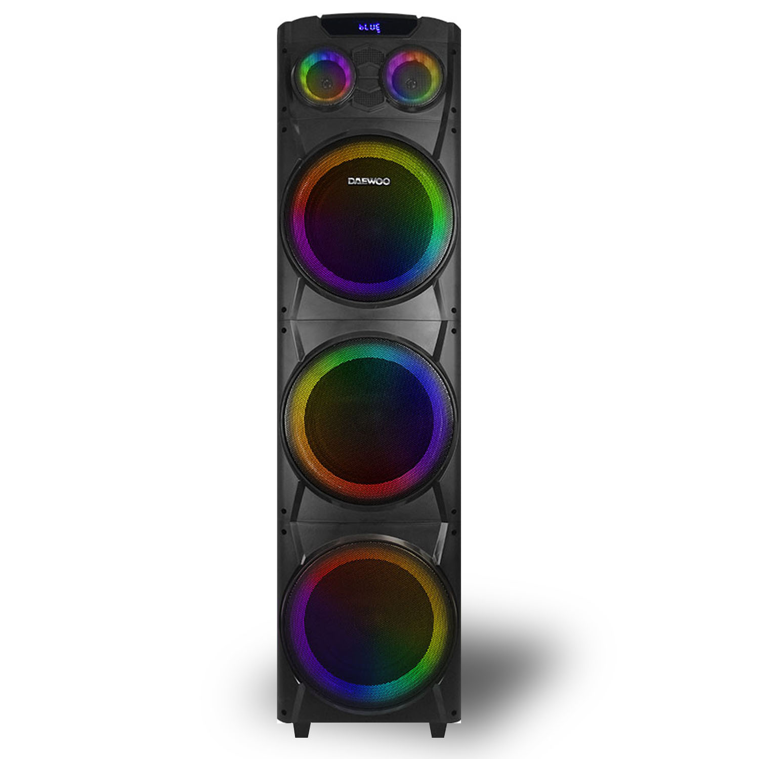 Bafle Torre De Sonido Daewoo Bluetooh Bocina Portátil 10" Luz Led DW-2022