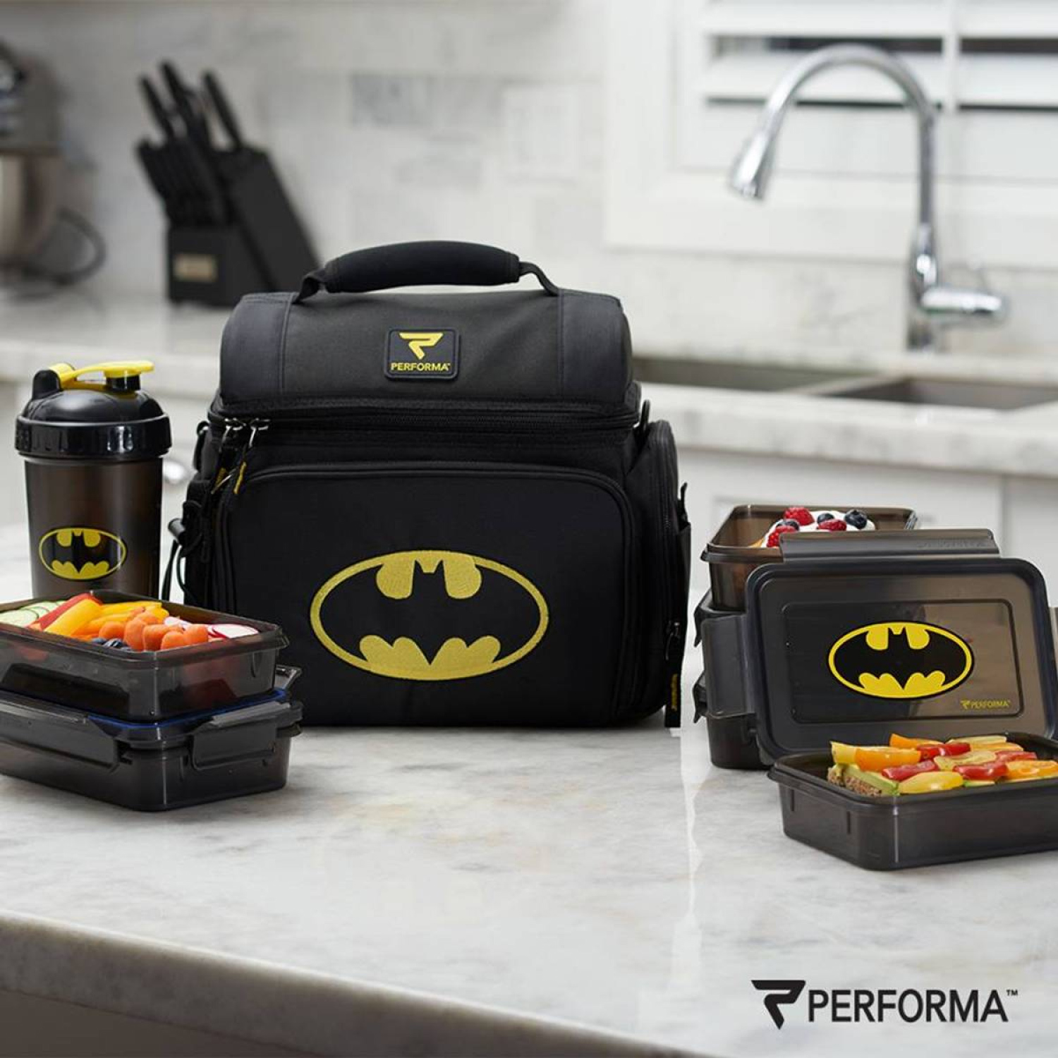 Mochila termica Gym Dieta p/6 comidas Performa Batman