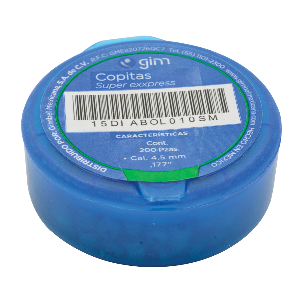 Diabolos Punta hueca Calibre 4.5mm 0.117 Pulgadas Lata De 250 Piezas Cada Una para Rifle De Aire Comprimido para Deportes Caza o Tiro Al Blanco