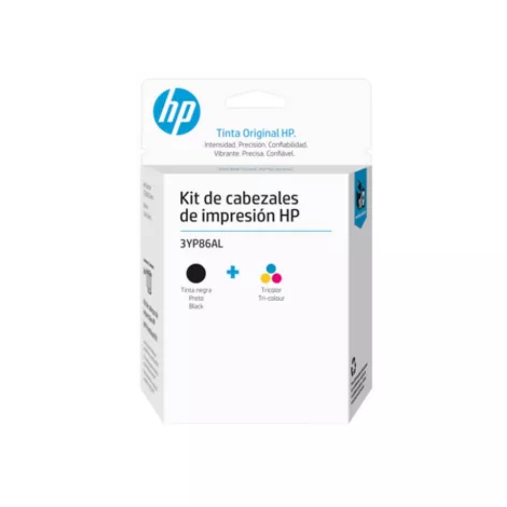 HP KIT CABEZAL 3YP86AL NEGRO/TRICOLOR 