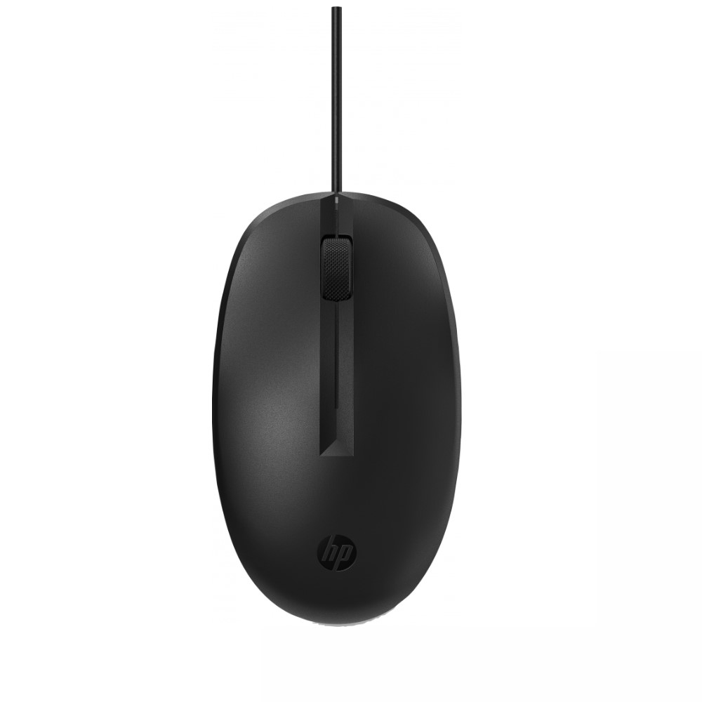 Mouse HP 125, Alámbrico, USB, Negro  