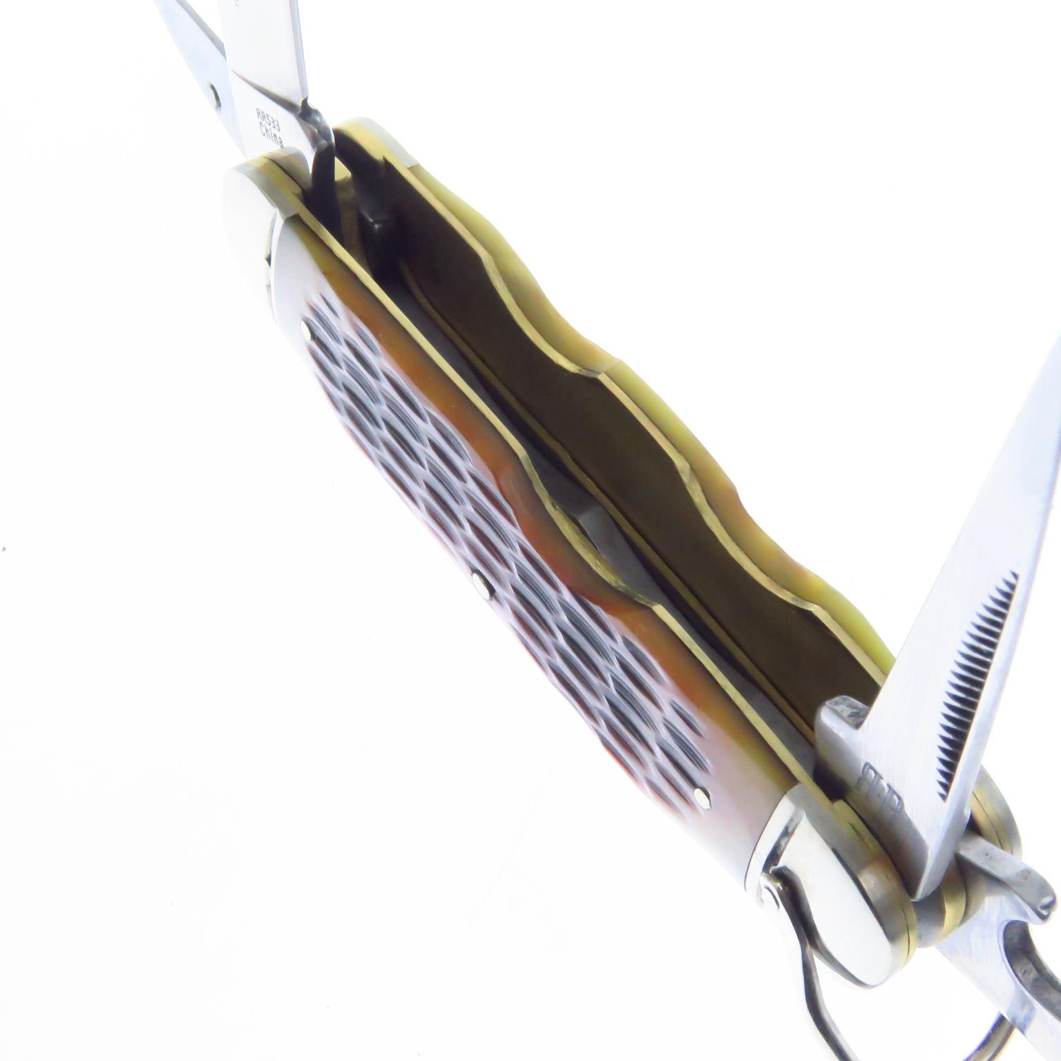 Rr533 Rough Rider Navaja Scout Multiusos Cachas De Hueso.