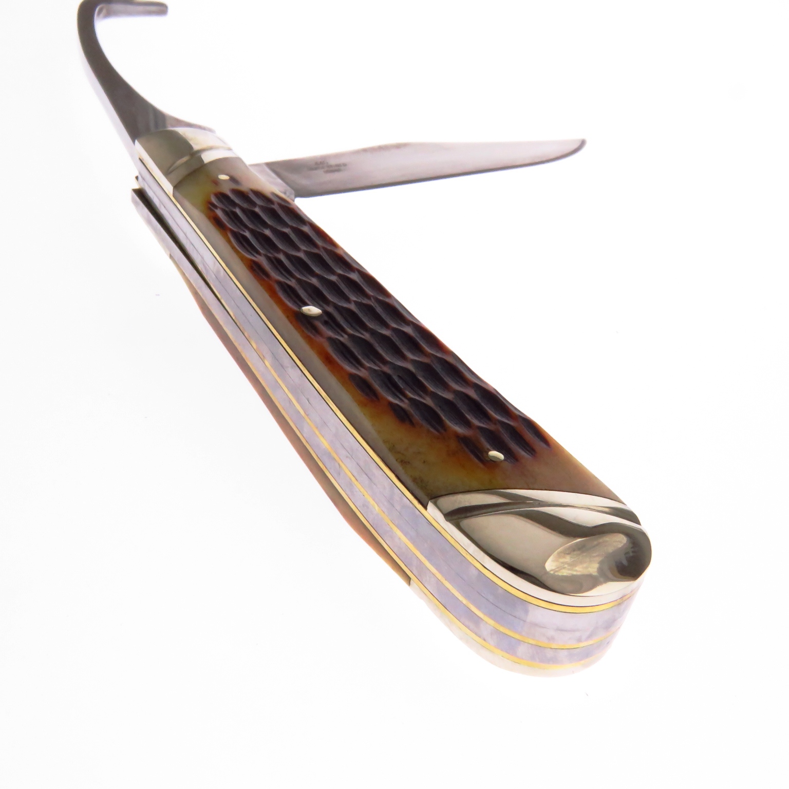 Rr1971 Rough Rider Navaja Trapper Equestre Limpia Herradura
