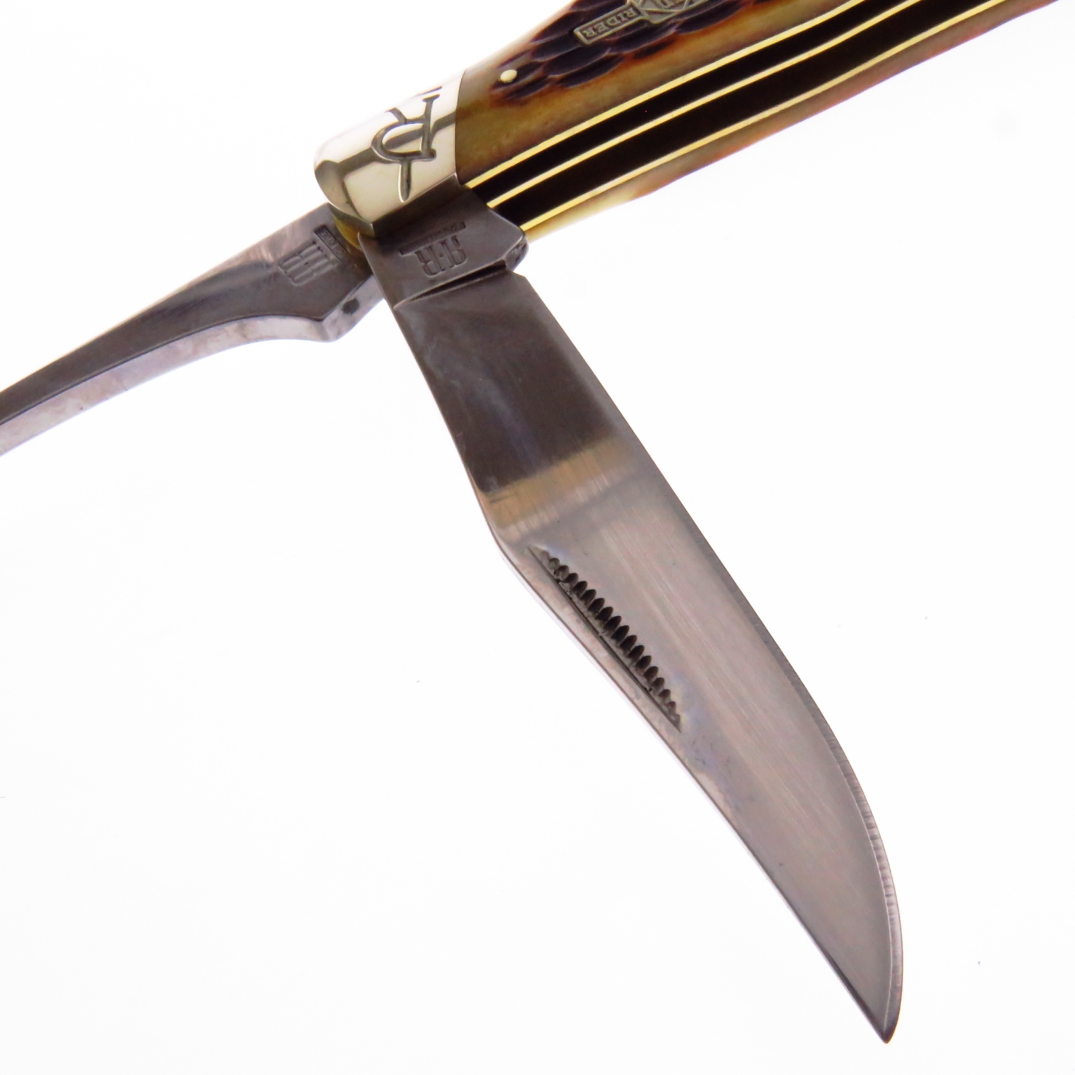 Rr1971 Rough Rider Navaja Trapper Equestre Limpia Herradura