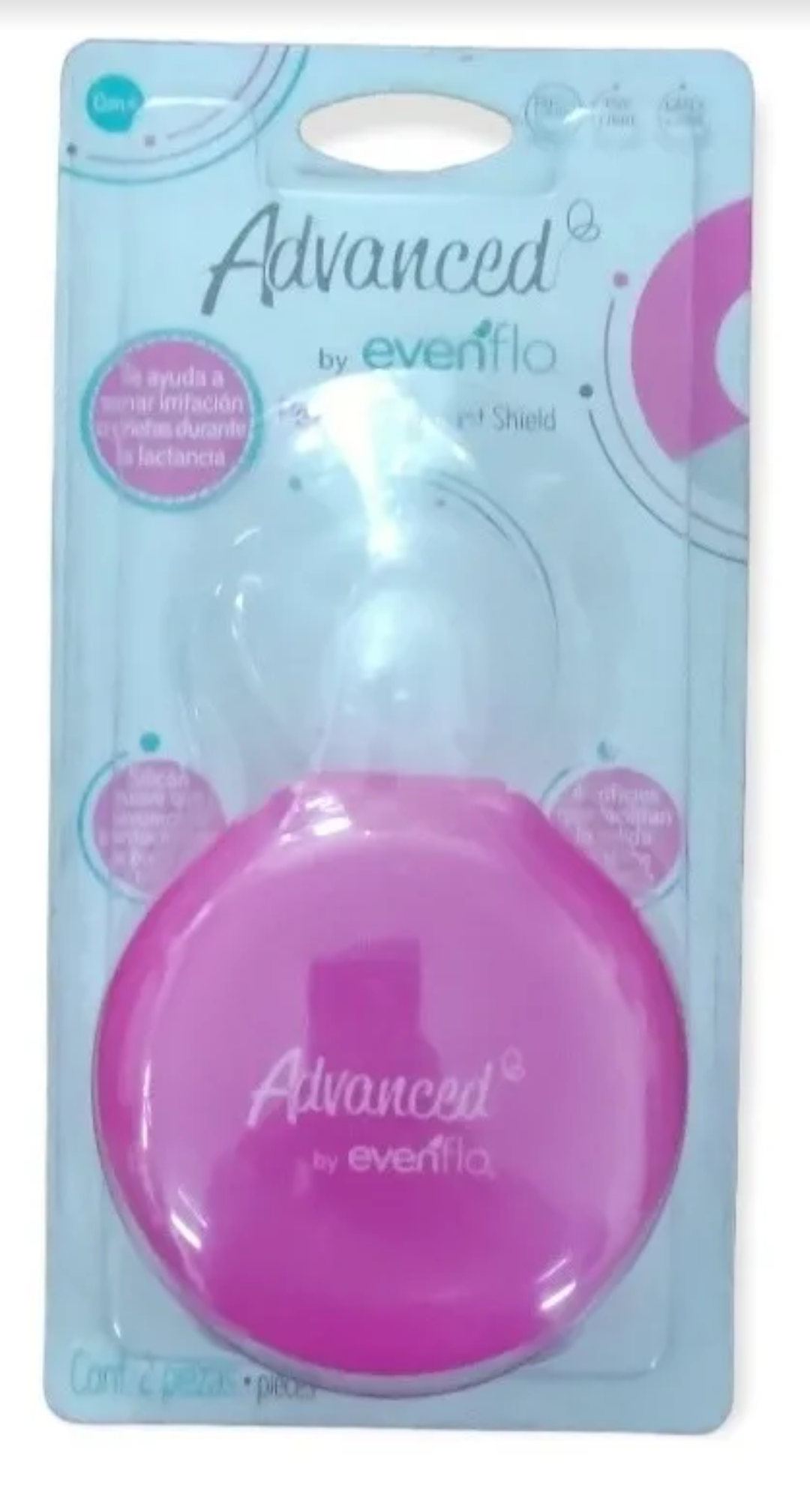 Pezoneras De Lactancia Evenflo Silicona Estuche 0m+ 2 Piezas