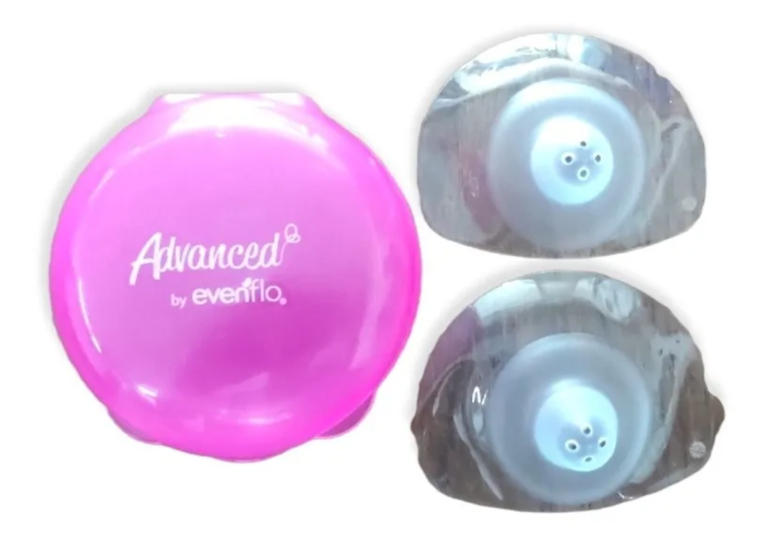 Pezoneras De Lactancia Evenflo Silicona Estuche 0m+ 2 Piezas