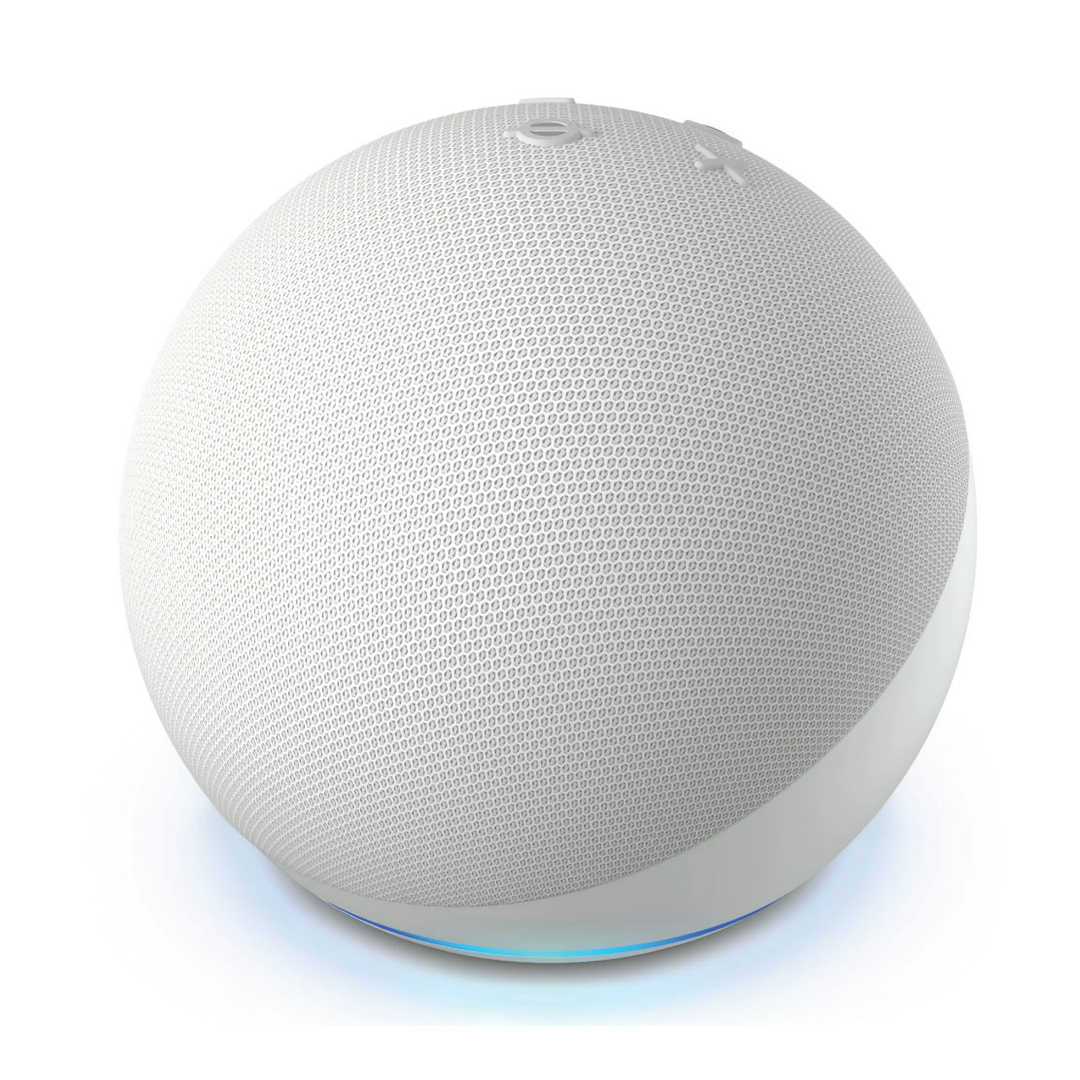 Amazon Echo Dot 5th Gen con asistente virtual Alexa AMZ-B09B94RL1R glacier Blanco