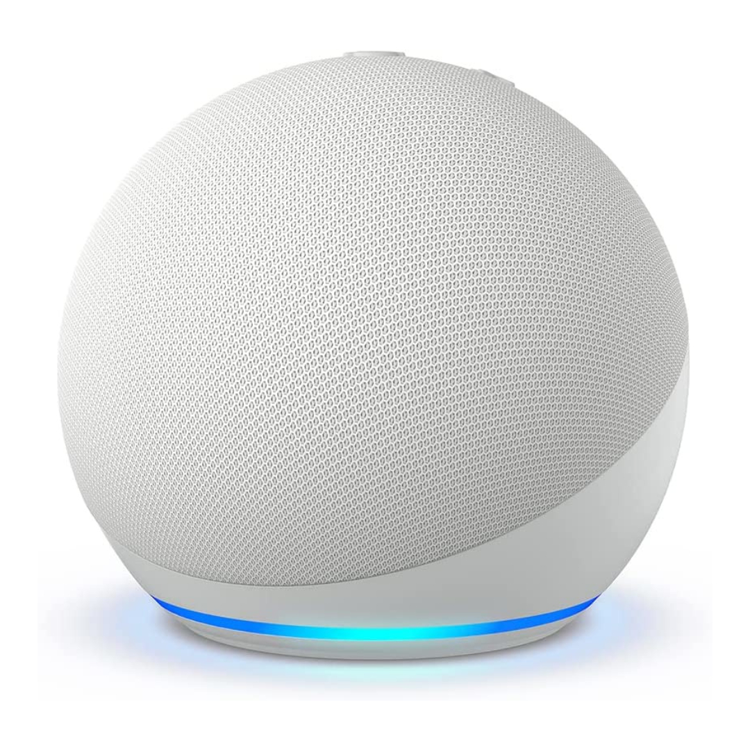 Amazon Echo Dot 5th Gen con asistente virtual Alexa AMZ-B09B94RL1R glacier Blanco