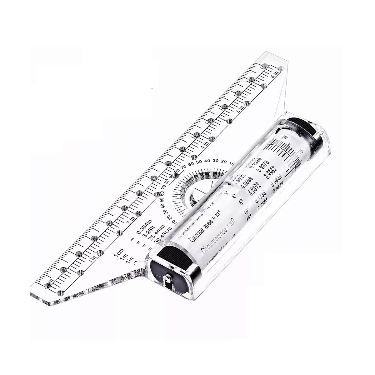 Multi Regla Rodante 15cm De Dibujo Rolling Roller Profesiona