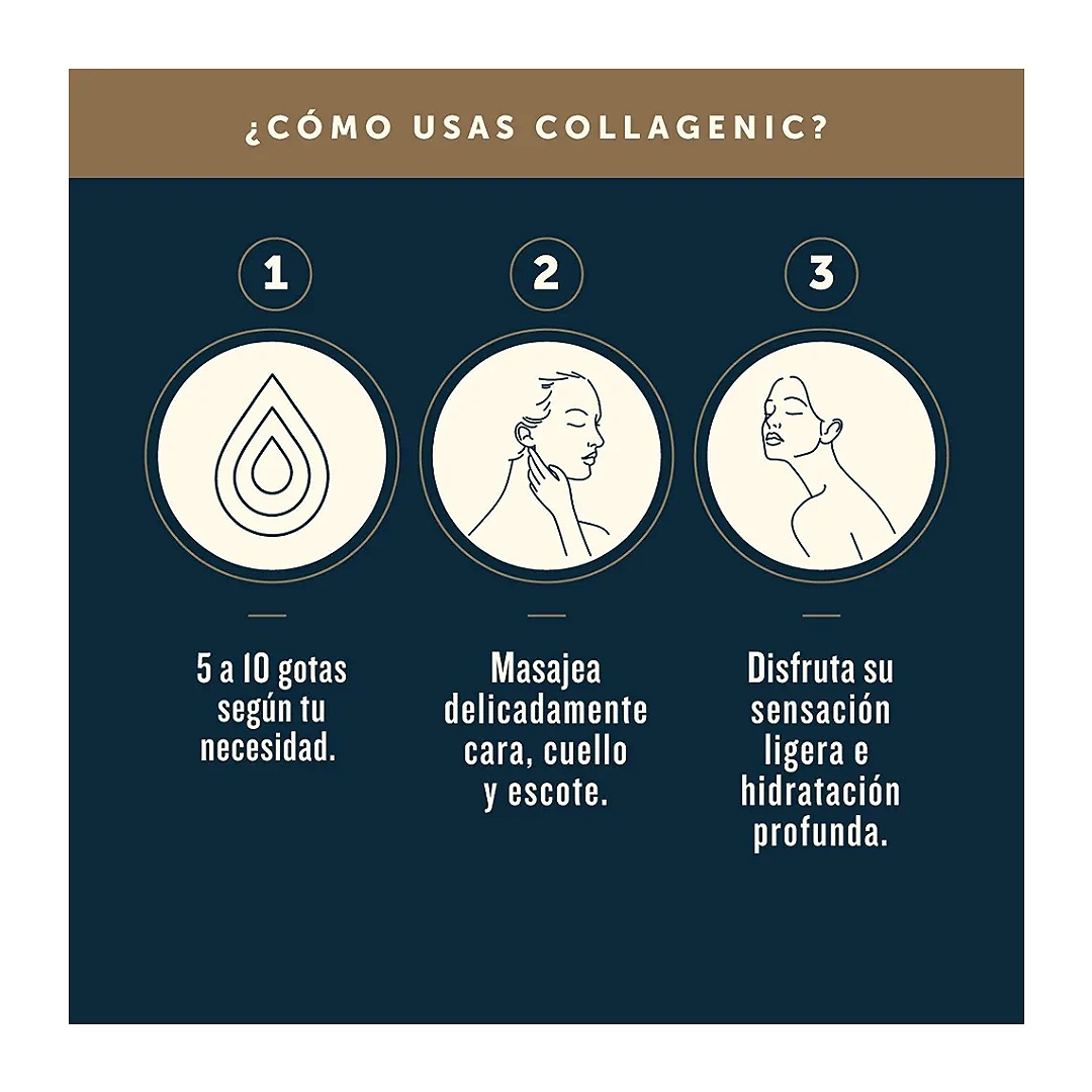 Serum Vitamina C con Colageno, Acido Hialuronico, Retinol, Vitamina E y Elastina Collagenic - Serum Facial Skincare Para Contorno de Ojos y Aclarante de Piel con 60% Más Contenido que Otros (50 ml)