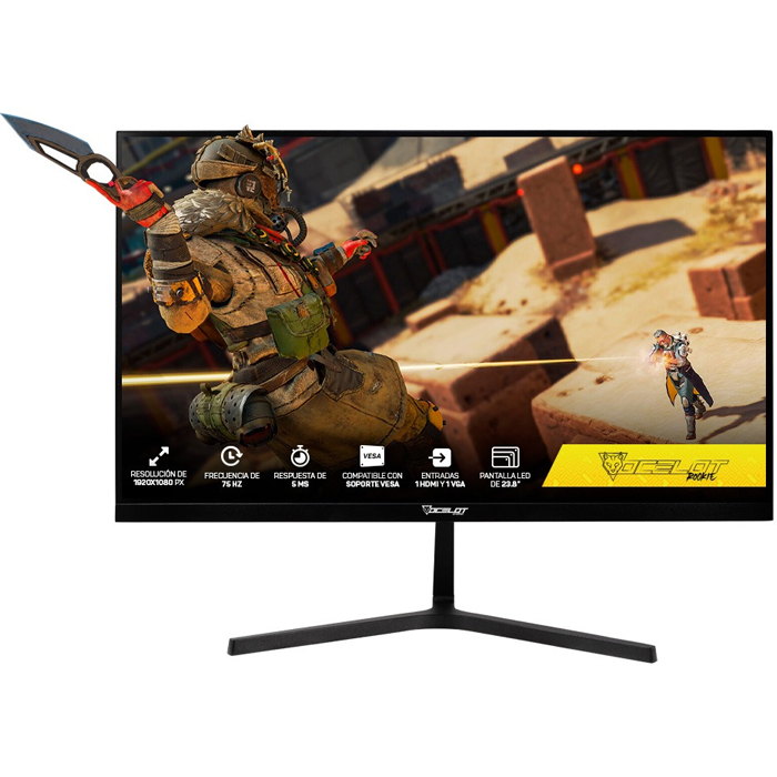 Monitor Gamer 23.8 OCELOT 5ms 75Hz Full HD IPS LED HDMI OM-E24 