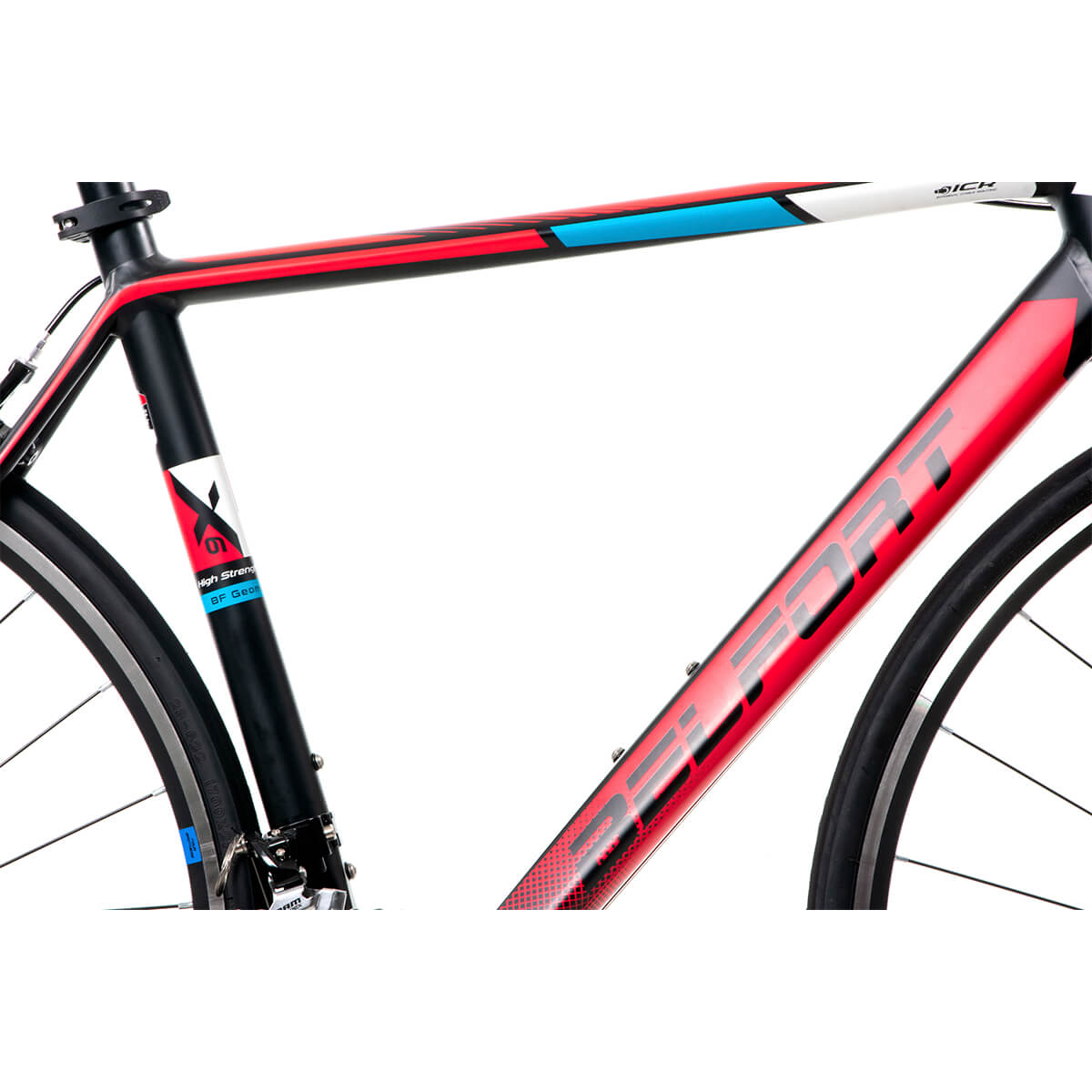 Bicicleta Belfort Rennes Apex R700 52 Negro Rojo 2022