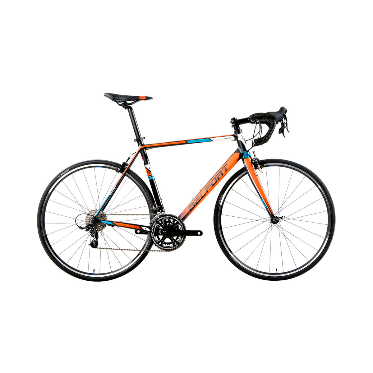 Bicicleta Belfort Rennes Apex R700 55 Negro Naranja 2022.
