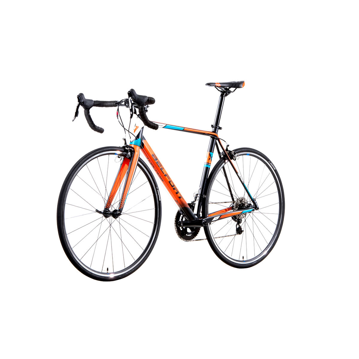 Bicicleta Belfort Rennes Apex R700 55 Negro Naranja 2022.