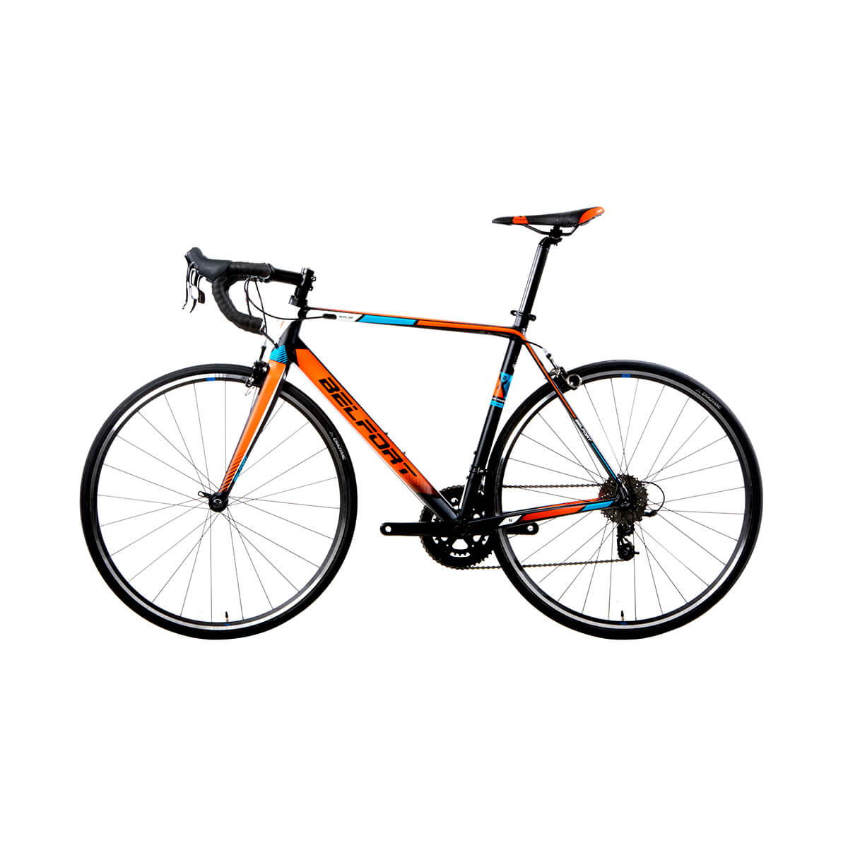 Bicicleta Belfort Rennes Apex R700 55 Negro Naranja 2022.