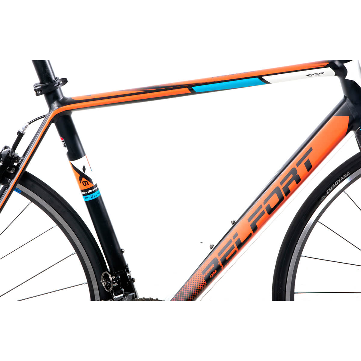 Bicicleta Belfort Rennes Apex R700 55 Negro Naranja 2022.
