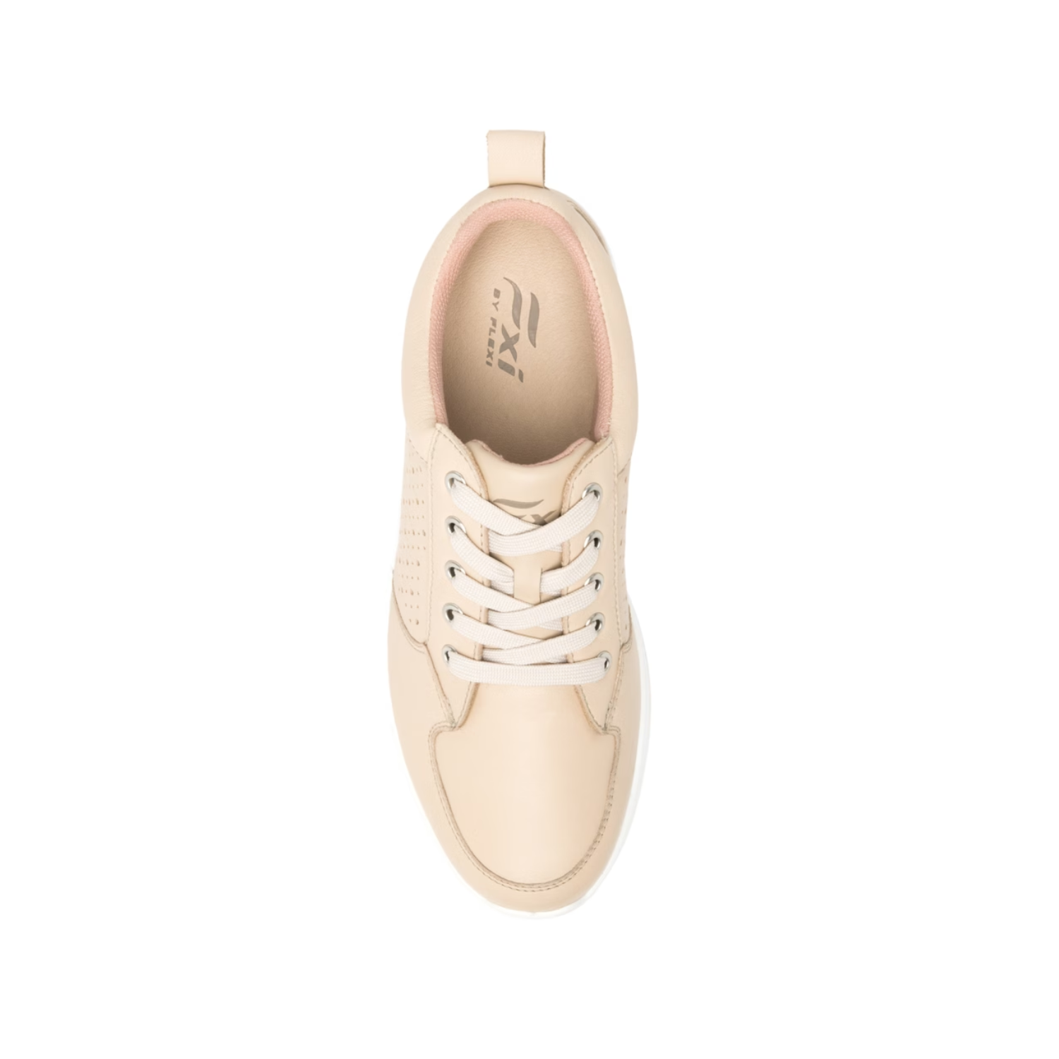 Sneaker Flexi Para Mujer Estilo 117205 Beige