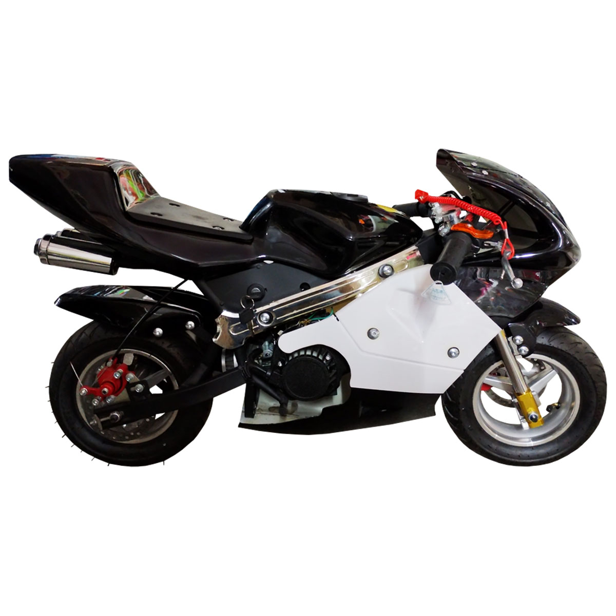Moto Pocket Infantil Pb01 Negro