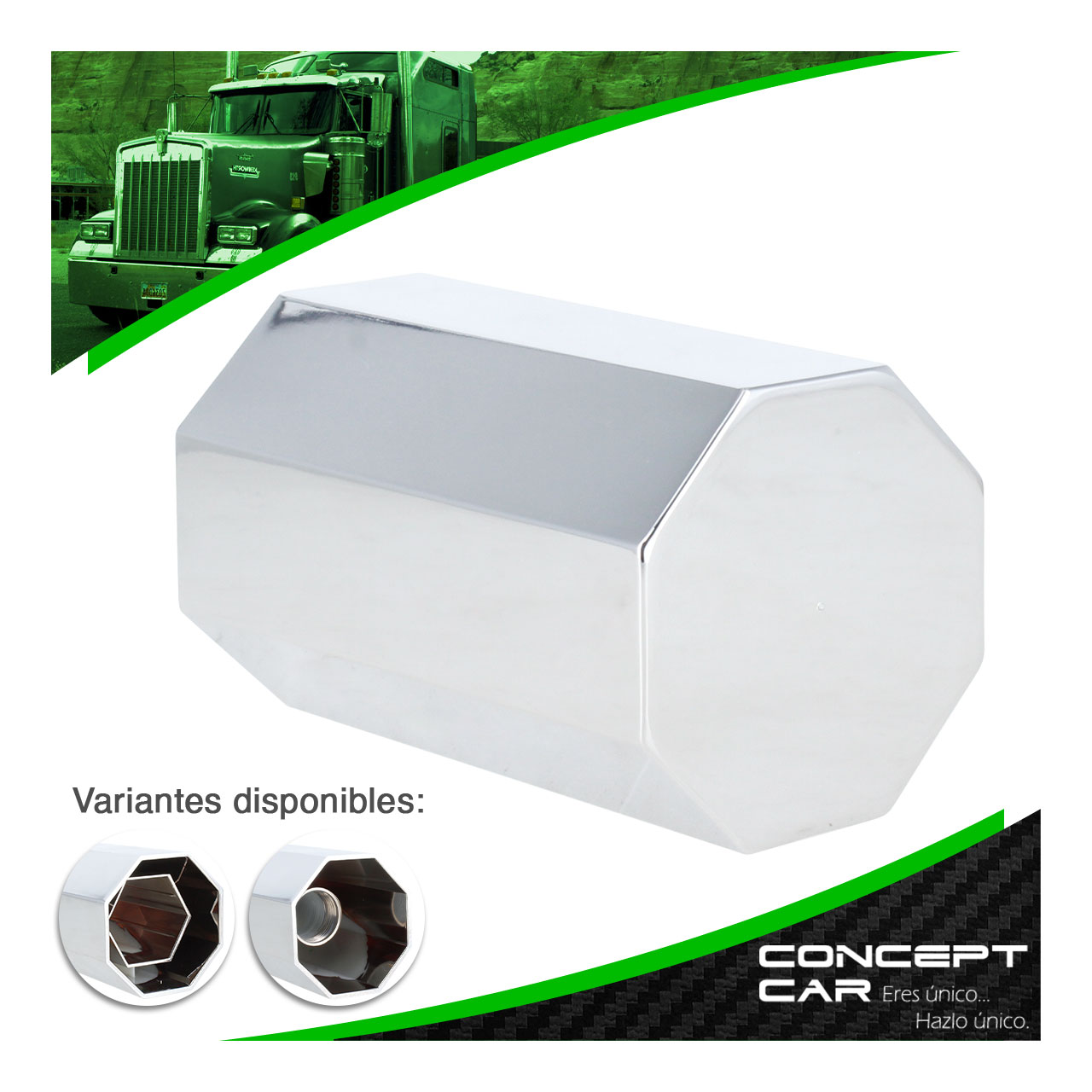 Capuchon Cubre Tuercas Cromado Liso Tornillo O Presion