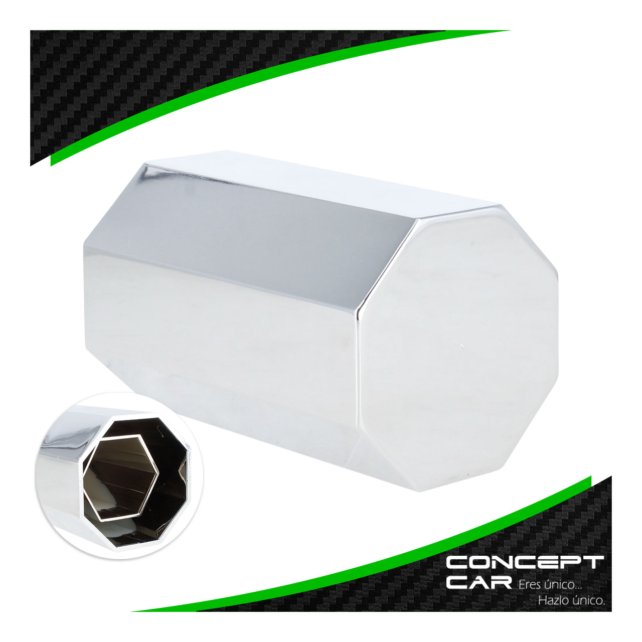 Capuchon Cubre Tuercas Cromado Liso Tornillo O Presion