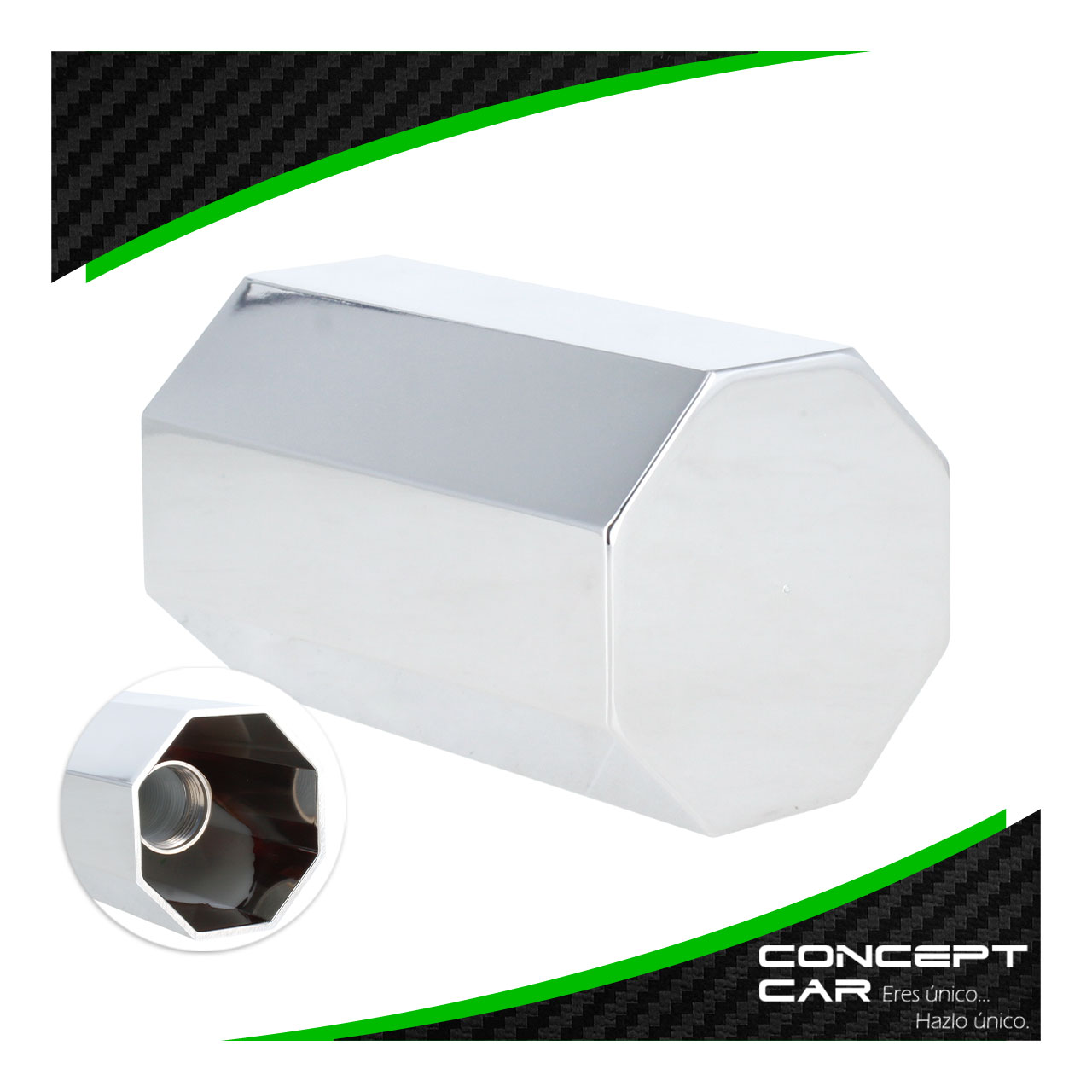 Capuchon Cubre Tuercas Cromado Liso Tornillo O Presion