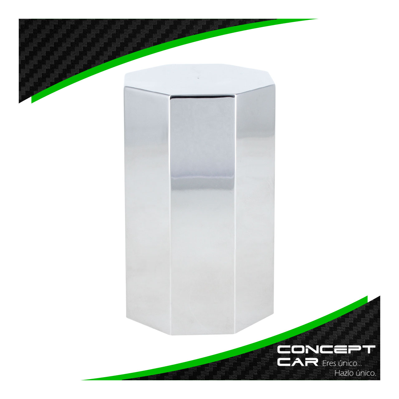 Capuchon Cubre Tuercas Cromado Liso Tornillo O Presion