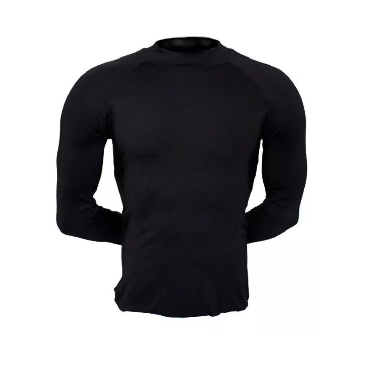 Playera Deportiva Licra (spandex) Negro Mediana