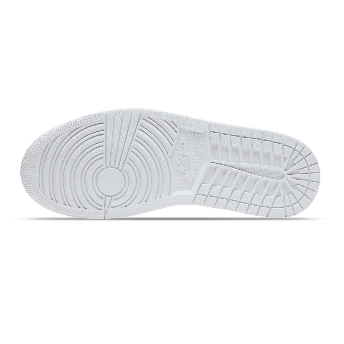 Tenis Air Jordan 1 Mid Blanco (Hombre) 554724-130