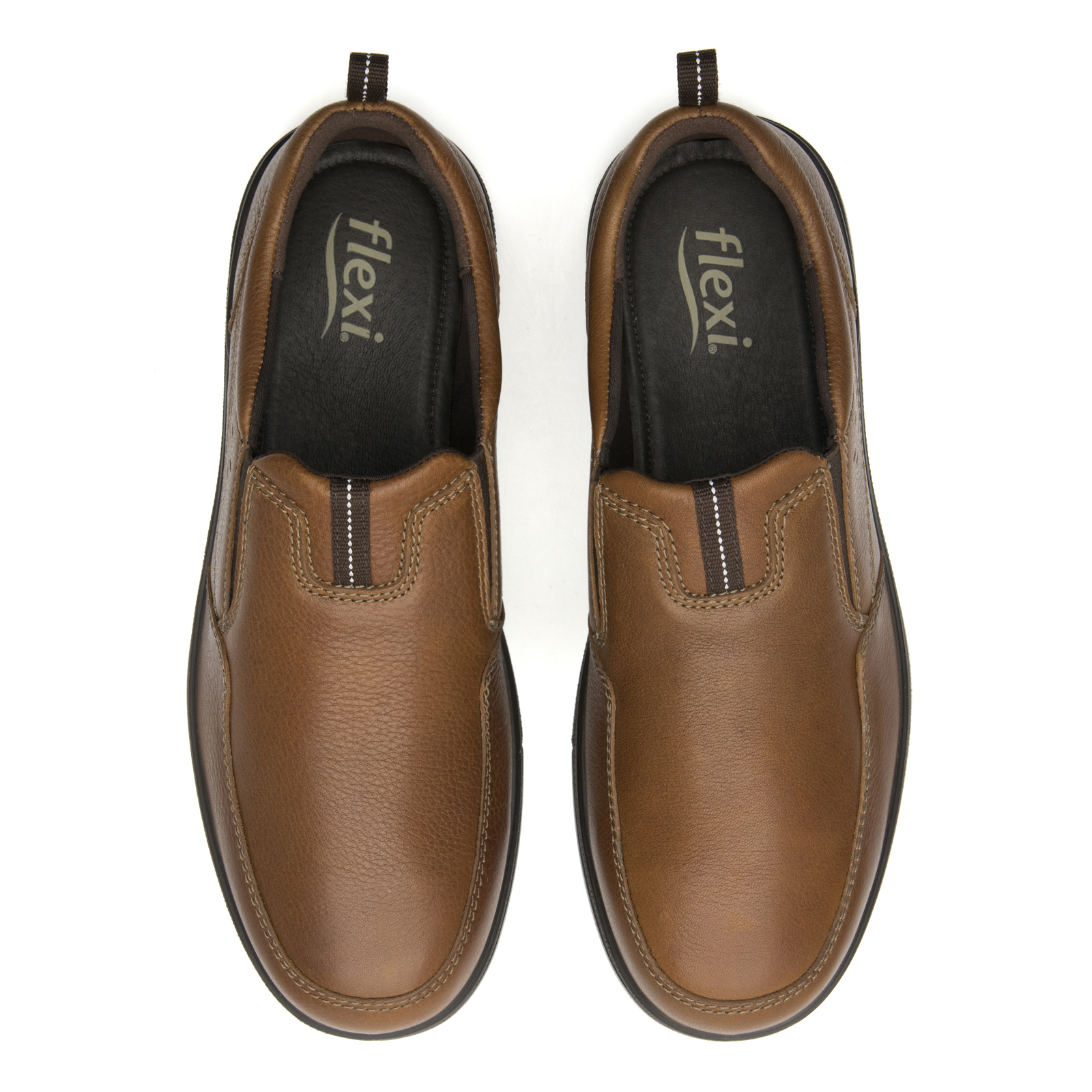 Mocasines Flexi Urbanos Slip On Hombre 410606 Tan Clasicos