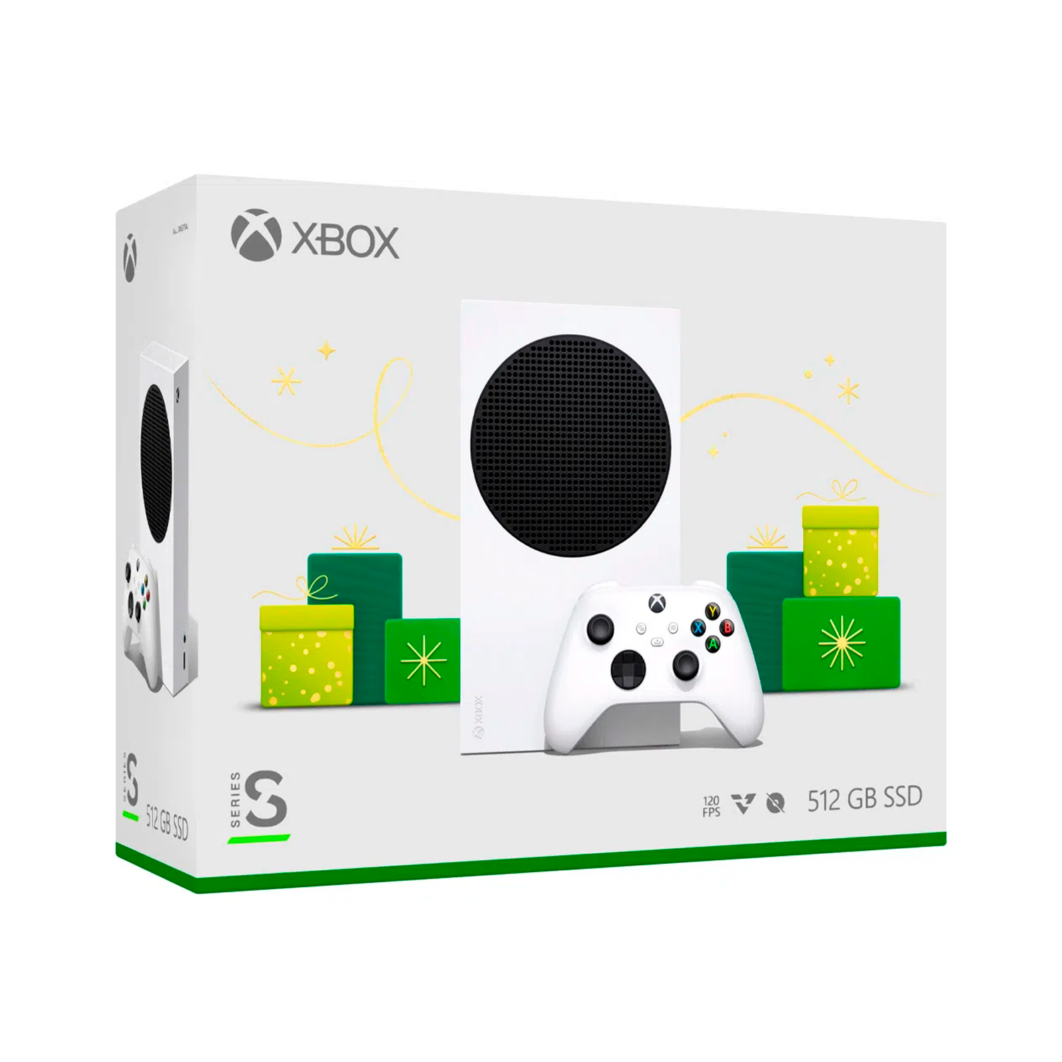 Microsoft Consola Xbox Series S 512GB SSD All-Digital Holiday Edition Blanco