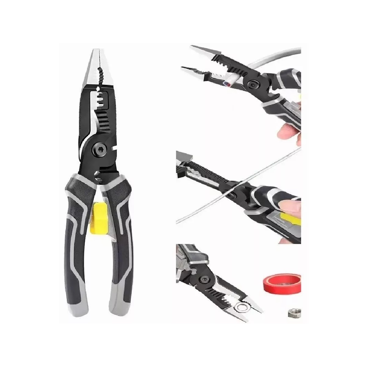 Herramienta De Reparación Alicates Multifunción Nueve En Uno
